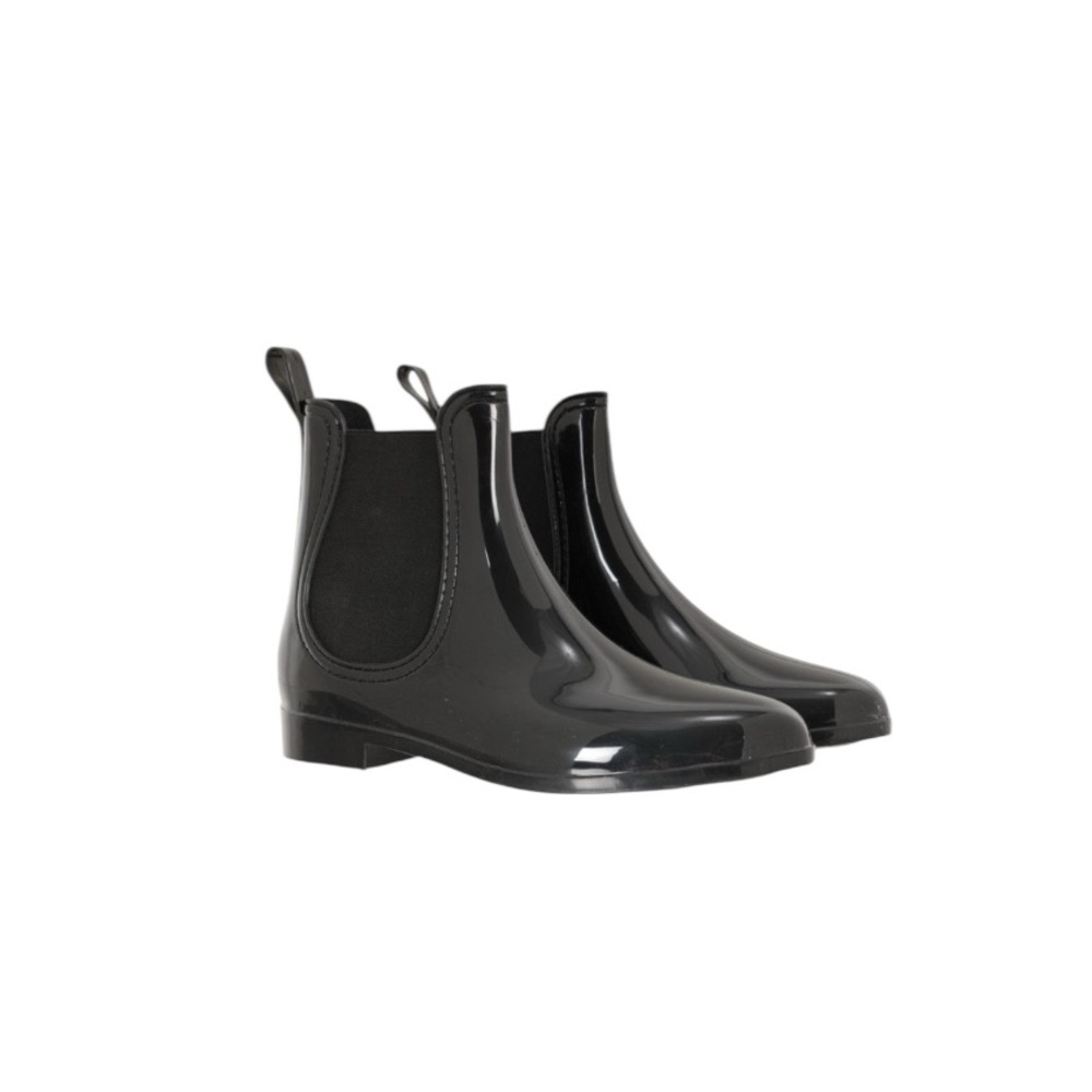 New INC International Concepts Girls Raelynn Black  Rain Ankle Boots Fall Winter